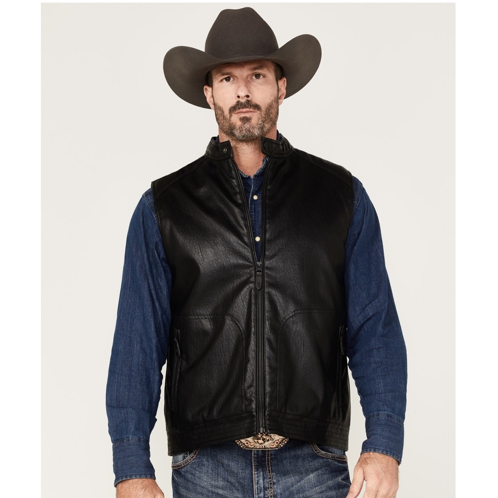 The Moonshine Spirit Men's Slaton Biker Vest